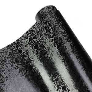 Car Stickers Metaverse Film Self Adhesive Stickers Black Forged Carbon Fiber Vinyl Wrapping for Motorcycle Car Accessories