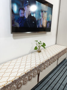 Customized Simple European TV Cabinet Tablecloth PVC Tablecloth Waterproof Wine Cabinet Bench Cabinet Tablecloth Dustproof Disposable Cover Cloth Thickened
