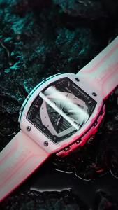 Đồng Hồ Nam Mark Fairwhale 5690 Thời Trang Thể Thao Máy Quartz Chống Nước Dây Đeo Silicon Chức Năng Chronograph Kim Chỉ Giờ Số Ả Rập