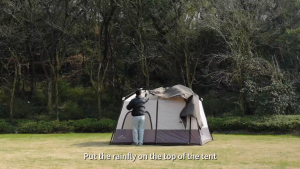 Tenda Otomatis Camping Cape 12.9 Naturehike CNK2350WS016 Tenda 8P Automatic Keluarga 8 Orang Outdoor Nyaman Glamping Lipat