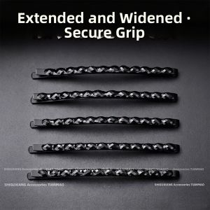 Premium Side and Rear Fringe Fixing Hair Clips Black