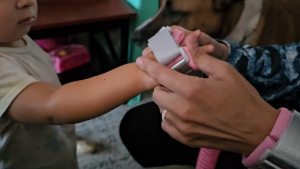 Childrens anti-wandering leash thickened 304 steel wire inside thickened widened metal head safety lock Tahan lama