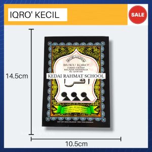 Buku IQRO IQRA Besar Kecil Anak Cara Cepat Belajar Membaca Al Quran Original