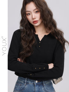 YOUXIANG | Áo Thun Slim Fit Sang Trọng