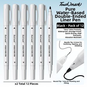 Touch mark | Double-Ended Fast-Drying Non-Bleeding Art Outline Pens