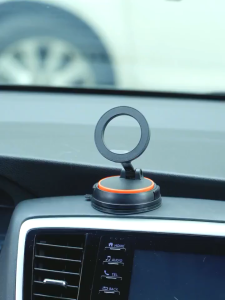 OATSBASF Car Mount Dashboard Magnetic Suction Phone Holder Rotatable Base Phone Stand