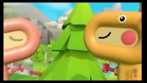 Water Gun Toy - MINI Cartoon, ขนาดพกพา 22cm, ตัวการ์ตูน ของเล่นปืนฉีดน้ำ