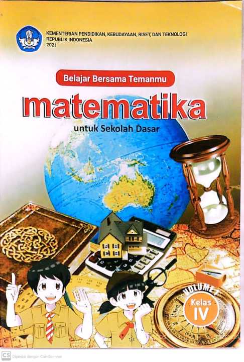 Buku Kurikulum Merdeka Kelas 4 Matematika Vol 1 SD / MI Sekolah ...