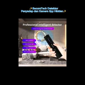 SecureTech Detektor Penyadap dan Kamera Spy Hidden Camera Bug Detector - X13 - Black