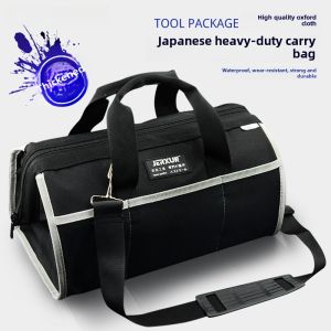 Jingxuan Thickened Kit Multi-Functional Satchel Shoulder Bag Waist Bag Canvas Electrician Pouch For Home Repair Tool Bag