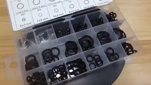 Set Cincin Pengedap Gasket Getah O-ring 225 Keping Injap Pengedap Paip O-ring TekananTinggi Getah Nitril O-ring