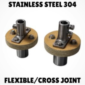 FLEXIBLE/CROSS JOINT (COREA/PAD) DOUBLE PAD & SINGLE PAD STAINLESS 304 3/4X1 5/8X1 5/8X3/4 1/2X3/4