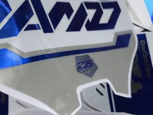 AT. DECALS STIKER SUPERMOTO WR155 DESAIN SIMPLE BISA REQUEST NO+NAMA CUSTOM