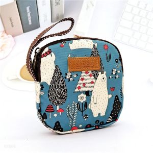 Cute Tampon Storage Bag Women Girls Napkin Sanitary Pad Pouch Cosmetic Bag Case Portable Coin Purse Mini Travel Organizer