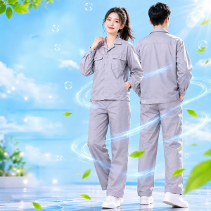 Summer Short/Long Sleeve Thin Cotton Workwear Set for Car Repair Sites and Construction Sites
