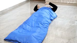 Fun Frog ถุงนอน Sleeping Bag พกพา สำหรับเดินทาง ขนาดสมุดรวม แบบพกพา