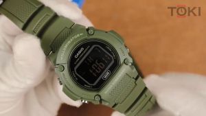 Đồng hồ điện tử nam Casio W-219HC-3BVDF dây nhựa