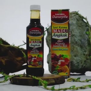 Sari Kurma SAKURA Madu Angkak DARUSYIFA Propolis Jambu Biji Plus Daun Ubi Jalar BPOM - 470gr
