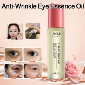 Rose Anti-Wrinkle Eye Essence Oil Roller Fade Dark Circles Eye Bags Repair And Desalinates Fine Lines Eye Essence