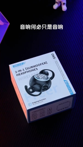 Earphone OWS And Speaker Bluetooth 5.4 2in1 Low Latency Stereo Super Bass