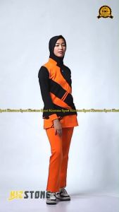 Setelan Baju Olahraga Wanita / Setelan Baju Olahraga Muslimah / Set Baju Senam Wanita
