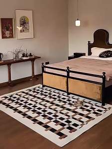 Thảm Đế Không Trượt Lông Xù Sang Trọng