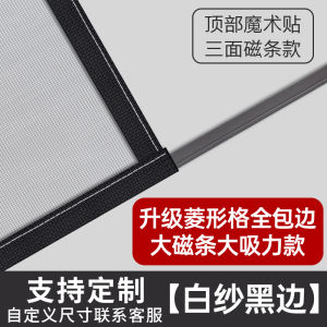 Home Care Magnetic Mosquito Net Window Self-Installation Invisible Adhesive Type for Household Use Iron Sand Door Curtain