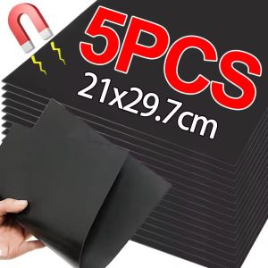 5PCS A4 Self-Adhesive Magnetic Sheet Sticker White Magnetic Mat For Refrigerator Photo Picture Cutting Fridge Magnet Organize