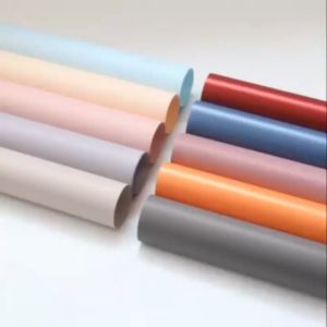 Better Home Kertas Buket Cellophane Color Metalic Flower Wrapping Dua Warna (ECER) EMYAP