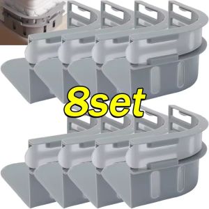 【Hibeautylife】1/8set Heavy Duty Bedsheet Corner Fixator Tightener Clips Invisible Sheet Holders Non-Slip Quilt Sheets Fastener Grippers Straps