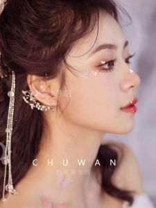 เครื่องประดับตา รูปผีเสื้อ รูปหัวใจ ประดับเพชร สำหรับงานคอนเสิร์ต บนเวที สำหรับเจ้าสาว ลบรอยยี่งยืนได้ 3 ปี