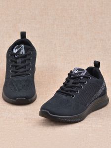 Double Star Running Shoes Breathable Fly Knit Mesh Casual Soft Anti-slip Men Women Running Shoes Shock Absorption Slip Resistant