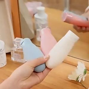 Botol Lotion Sabun Shampoo Refill Isi Ulang do Travel Toiletries Kit Refffil Oval DMO AG07