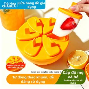 CHAHUA | Mẫu Ép Kem Mini Bé Bằng Silicone Mềm Đạt Chuẩn Thực Phẩm