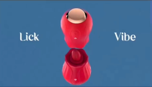 Rose Nipple Licking & Sucking Vibrator for Ladies APP Control 7 Suctions10 Tongue Licking & Vibrating360°Rotation Stimulation for Clitoral NippleLicking Toys Adult Women Vibrators for Girl Sucking Vibrator Toy