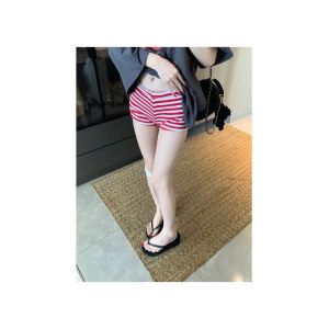 Bộ Đồ Hai Mảnh Rộng Rãi Phong Cách Hàn Quốc Dành Cho Nữ Mùa Hè Áo Thun Tay Ngắn Hở Vai Quần Short Ngắn Thoải Mái Dễ Mặc