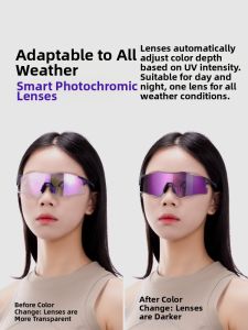 kapvoe | Color-changing Running Sunglasses Lightweight Outdoor Cycling Hiking Sun Protection
