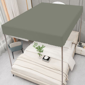 Dustproof Bed Canopy Mosquito Net Light Blocking Dust Cover Cloth