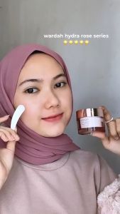 WARDAH Hydra Rose Series | Dewy Aqua Day Gel-Moisture Rich Night Gel-Foam Cleanser-Toner (BPOM)