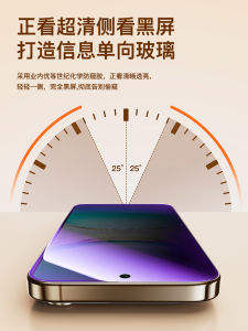 High Definition Clear Tempered Glass Film for Vivo Y300 Y300I Y300T Blue Light Filter Privacy Protection Full Screen Coverage Anti-Fingerprint