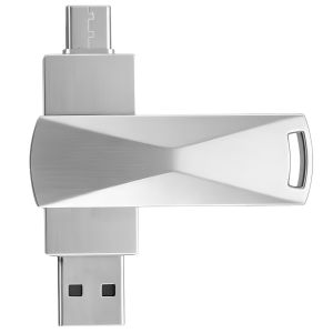 USB Flash Drive 128GB Pen Drive 64GB Metal Mini USB 2.0 Flash Disk 32GB 16GB Memory Pendrive External Storage Stick For PC OTG