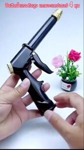 ปืนฉีดน้ำ แถมฟรีข้อต่อ ก้านยาว ชุดสายยาง 4หุน ยาว 30ม.50ม.100ม. ปืนฉีดน้ำปรับแรงดัน ฉีดรดน้ำต้นไม้ ปืนน้ำอเนกประสงค์