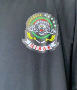 Kaos Gibas Cinta Damai Gratis Nama Sektor Kamu - Kaosilogis