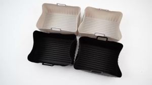 Reusable Silicone Air Fryer Basket Liner Non-Stick Heatproof Air Frying Pan Oven Baking Tray Kitchen Air Fryer Silicone Liner