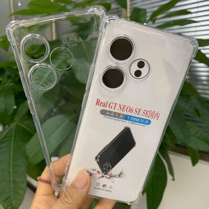 Oppo Realme Gtneo6se Transparent Shockproof Protective Case Full Cover with Airbag Thickened Soft Shell for A3Pro Anti-Fall