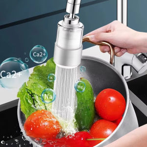 Aitemay 2 Mode Kitchen Faucet Spray Head Filter Adjustable 360° Rotary Splashback Tap Nozzle Bubbler Kitchen Sink Faucet Aerator