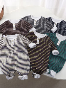 Infant One-piece 0-6 Months Striped All-season
