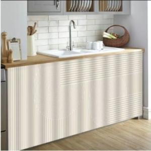Simple Kitchen Cabinet Curtain Langsir Kabinet Dapur Slide Dust Door Curtain Home