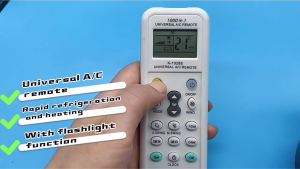 Universal Air Conditioner Remote Control 1000-in-1 Replacement Parts DGS01 ECGS01 APGS02 AWM07G AWM09G ECGS02 ECGS01-i