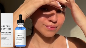 Copper Titanium Essence Hyaluronic Acid Serum For Sensitive Dry Moisturizing Brightening Soothing Face Skin Care Essence